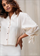 Bow Detailed Top - 260226