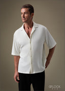 Oversize Revere Collar Shirt - 191125