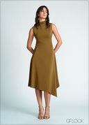 Asymmetric Midi Dress - 170726
