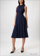 Pleated Dress - 230926W
