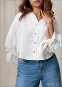 Bow Detailed Top - 260226