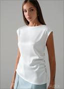 Cap Sleeved Top - 240826