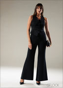 High Waist Bootleg Pant - 121225