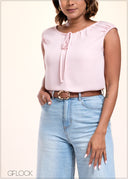 Puff Sleeve Top - 040825