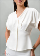 V-Neck Top - 210725