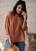 Tie Detail Top - 100826