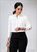 Top With Lace Trim - 020625