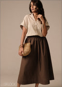 Gathered Skirt - 031026