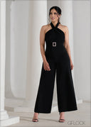 Halter Neck Jumpsuit - 090625