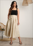 Knot Detailed Skirt - 060625