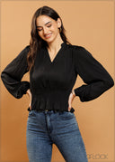 Tie Neck Top - 070325