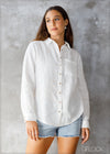 Linen Button Down Shirt - 290424