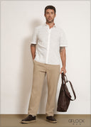 Textured Comfort Trousers - 200526