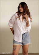 Cotton Oversized Shirt - 180526