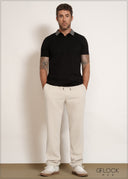 Textured Comfort Trousers - 200526