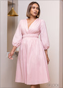 Waist Detail Dress - 230525