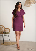 Waist Detailed Dress - 060625