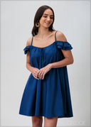 Lace Detail Mini Dress - 070425