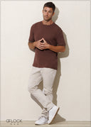 Textured T-Shirt - 180625