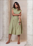 Button Down Dress - 201025