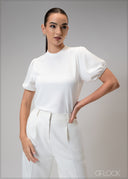 Puff Sleeve Top - 210725