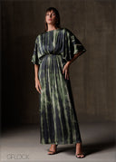 Chain Detailed Maxi Dress - 191225