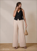 Waistband Detail Pant - 290726