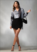 Printed Long Sleeve Shirt - 270625