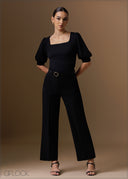 Straight Leg Pant With Pockets - 120925