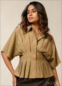 Waist Detailed Top - 300326