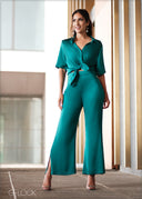 High Waisted Side Slit Pant - 080923