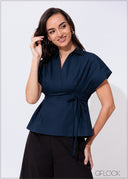 Collar Detail Top - 300425