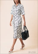 Printed Dress - 160525