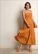 Tiered Strappy Dress - 090525