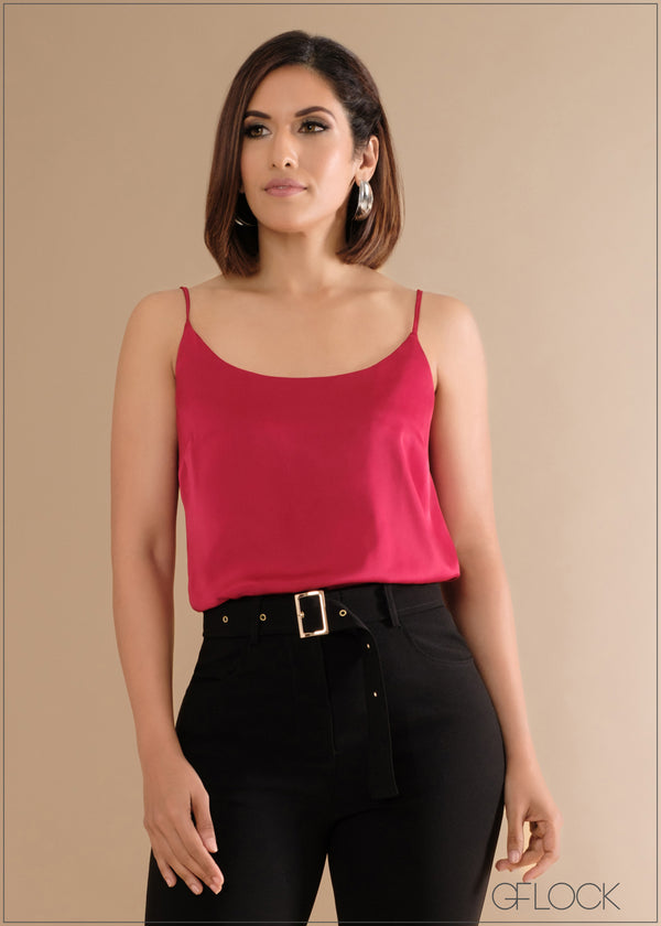 Cowl Neck Cami Top - 221223 