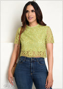 Lace Crop Top - 140625