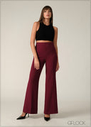 High Waist Bootleg Pant - 090326