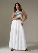 Tired Maxi Skirt - 281225