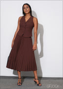 Pleated Skirt - 070725