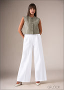 High Waist Pleated Pant - 060326