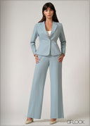Back Pleated Blazer - 250526