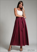 Pleated Detailed Skirt - 171225