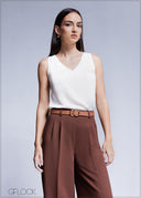 V-Neck Tank Top - 100425