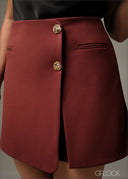 Trim Detailed Skort - 121225