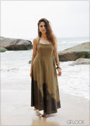 Back Open Dress - 201026