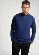 Long Sleeve Henley - 120425