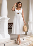 Back Detailed Dress - 230525