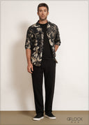 Textured Comfort Trousers - 200526