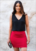 Basic Mini Skirt - 1605