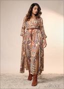 Boho Slit Dress - 040426